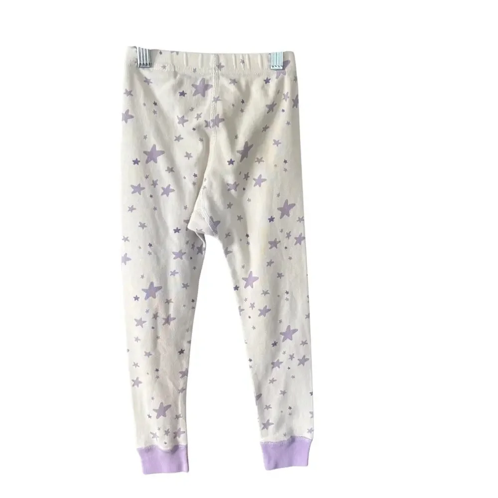 Hanna Andersson Moon and Back Girls 2 pc Pajamas Size 110 5 Play Condition